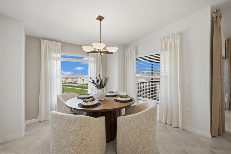 Furnished interior view inside a new home in Calusa Country Club, Lakewood Ranch (Image 4).