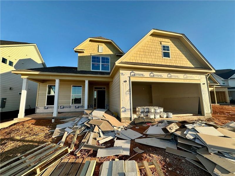 In-progress construction of a new home in Twin Lakes, Hoschton, GA (Image 3).