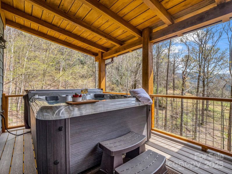 Exterior details and patio area of a home in , Hendersonville (Image 28).