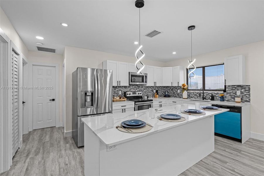 Furnished interior view inside a new home in , Miami (Image 4). Furnished interior view inside a new home in , Miami (Image 4).