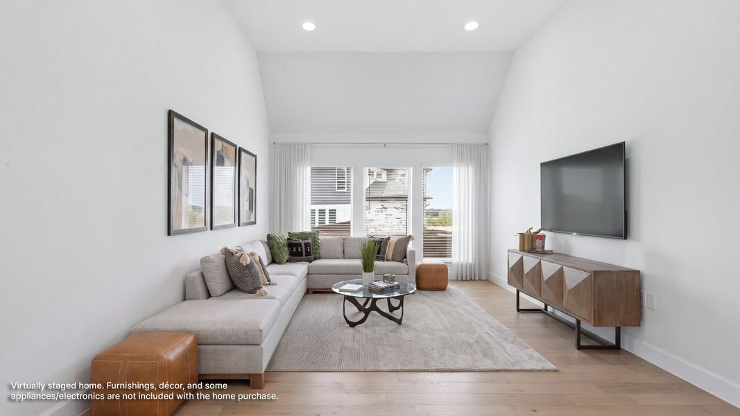 Furnished interior view inside a new home in Sweetgrass, Haslet (Image 8).