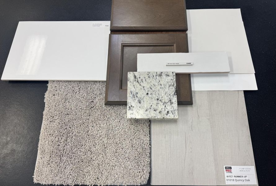 Final Interior Selections for 600 Danielle Street.