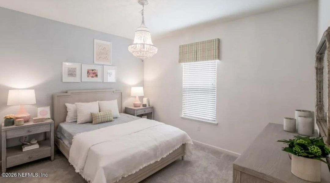 Furnished interior view inside a new home in , St. Johns (Image 12).