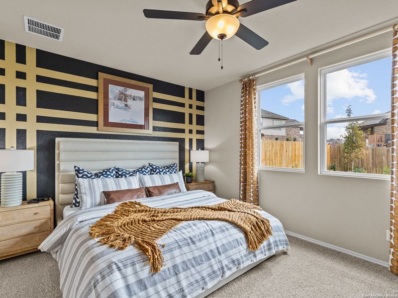 Furnished interior view inside a new home in Bricewood, San Antonio (Image 28).