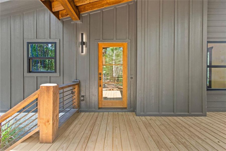 Exterior details and patio area of a home in , Talking Rock (Image 30).