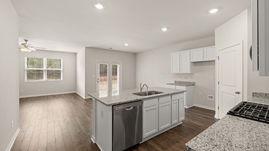 Furnished interior view inside a new home in Highland Hills, Graniteville (Image 7). Furnished interior view inside a new home in Highland Hills, Graniteville (Image 7).