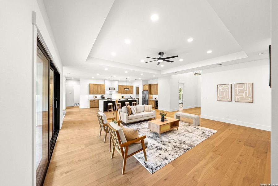 Furnished interior view inside a new home in , Boerne (Image 37).