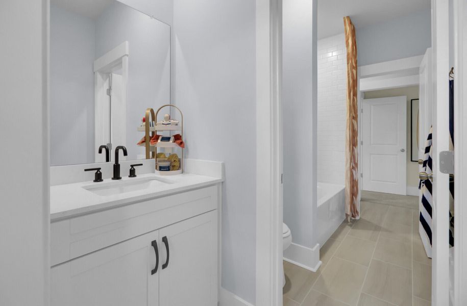 Furnished interior view inside a new home in , Johns Island (Image 39).