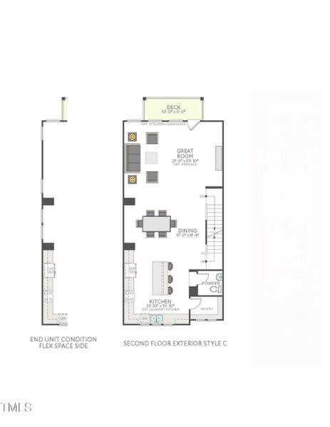 Twinleaf Townes - Plan 3 - Ryder - 2321_