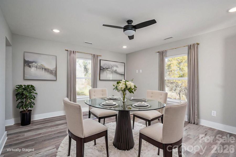 Furnished interior view inside a new home in , Denver (Image 15).