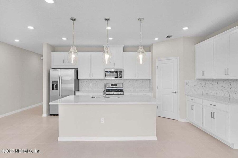 Furnished interior view inside a new home in Cherry Elm at SilverLeaf, St. Augustine (Image 8). Furnished interior view inside a new home in Cherry Elm at SilverLeaf, St. Augustine (Image 8).