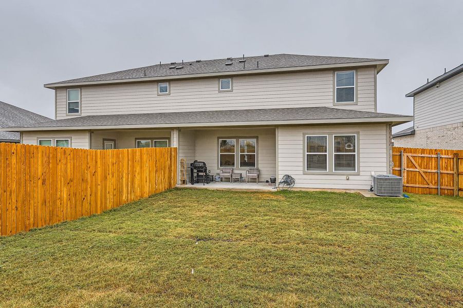 Exterior details and patio area of a home in Palomino, Manor (Image 20). Exterior details and patio area of a home in Palomino, Manor (Image 20).