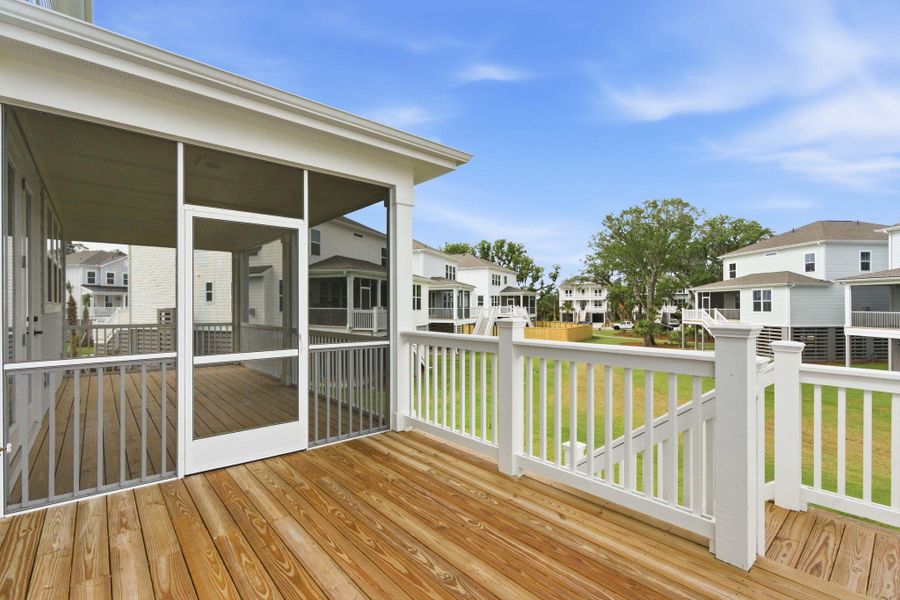 Exterior details and patio area of a home in Liberty Hill Farm, Mount Pleasant (Image 4).