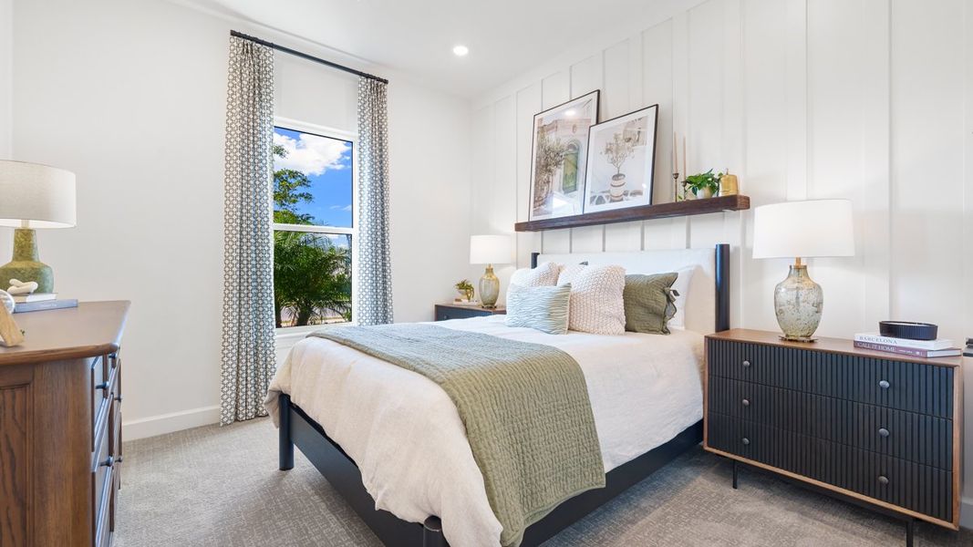 Representative furnished interior of a home built from the Marino by Taylor Morrison in Esplanade by the Islands, Naples (Image 16).