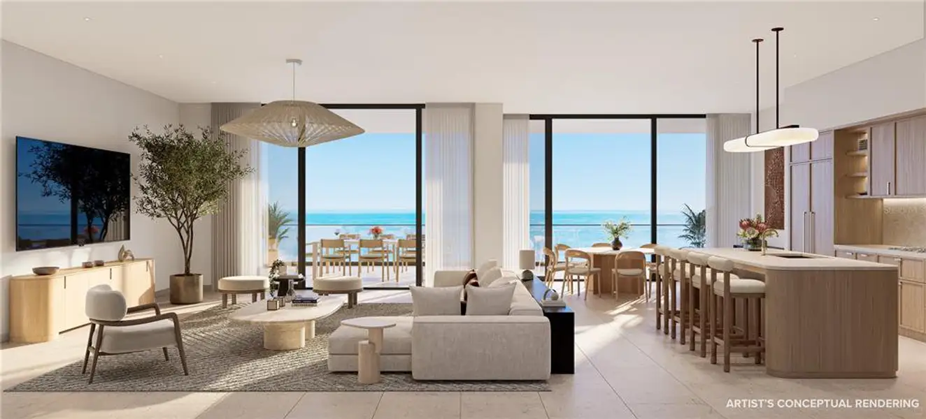 Furnished interior view inside a new home in , Palm Coast (Image 9).