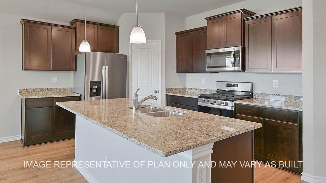 Representative furnished interior of a home built from the Dakota by D.R. Horton in Pleasant Hill, Bryan (Image 5).