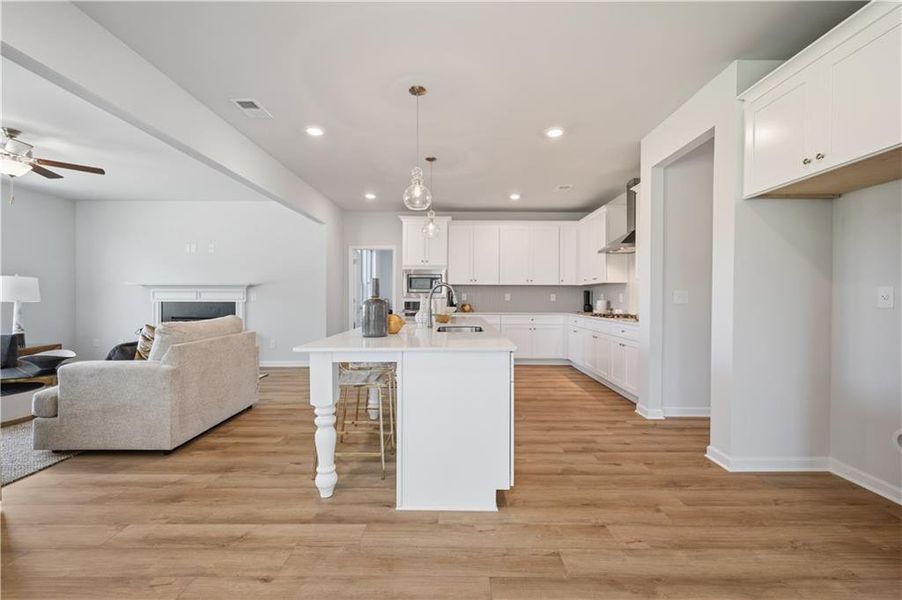 Furnished interior view inside a new home in Brighton, Locust Grove (Image 12).