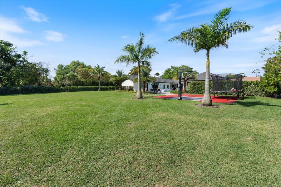 Large Grassed Yard