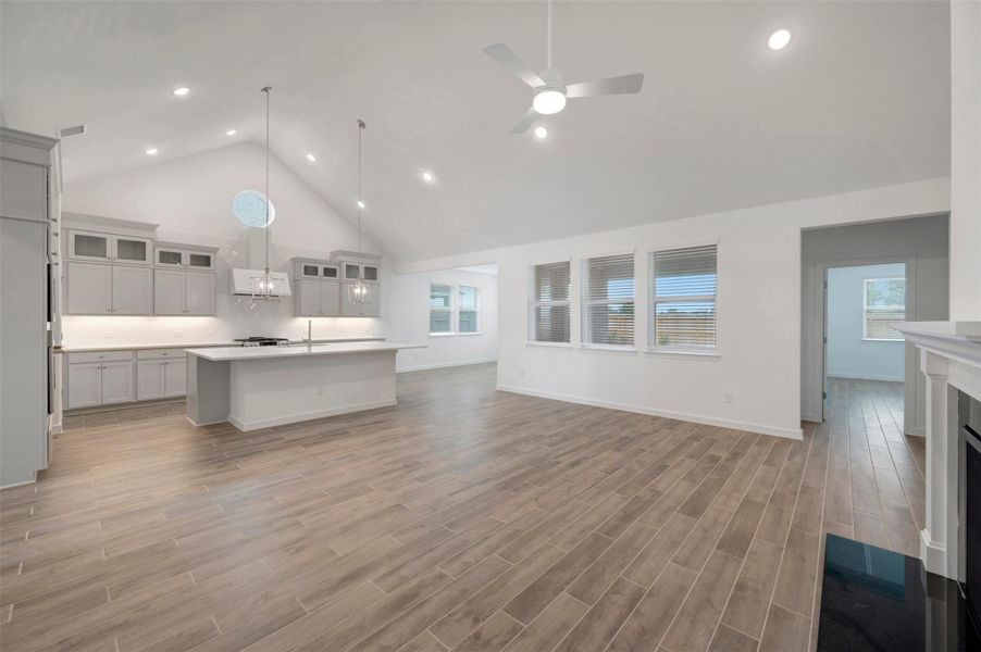 Bright and open living area