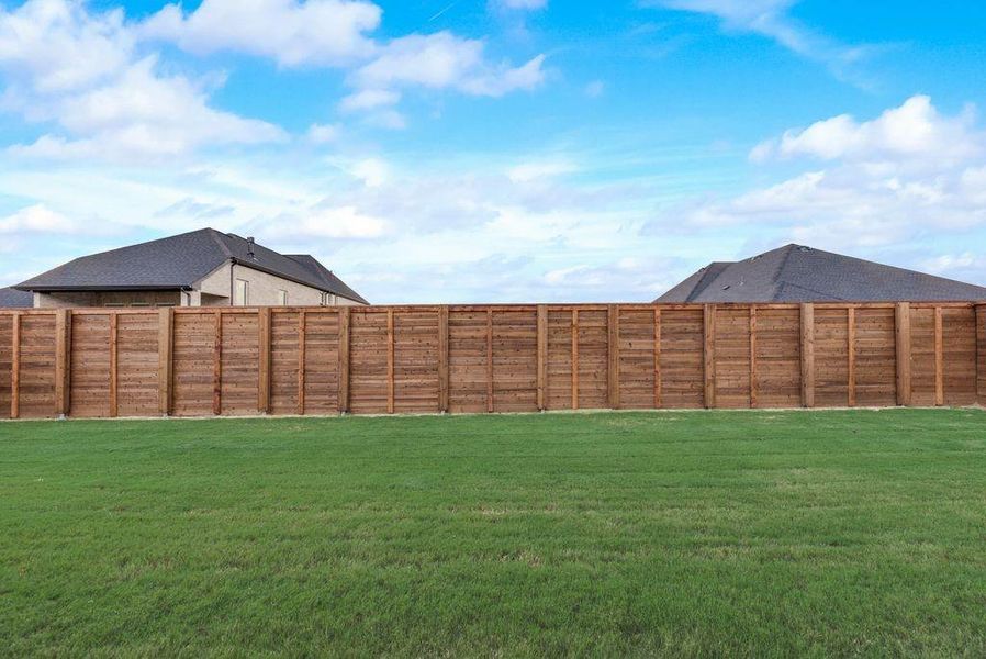 Exterior details and patio area of a home in Solterra Texas, Mesquite (Image 3).