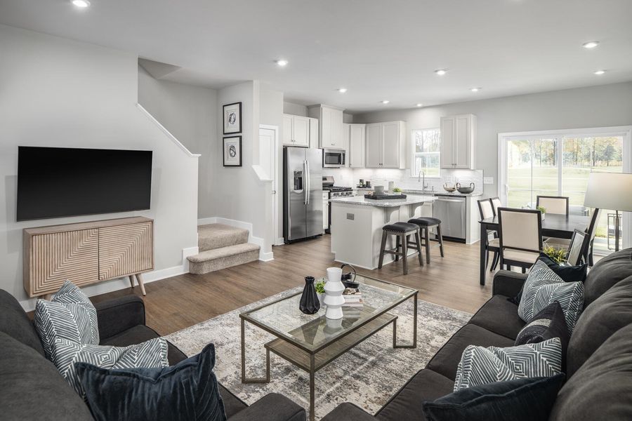 Furnished interior view inside a new home in , Summerville (Image 9).