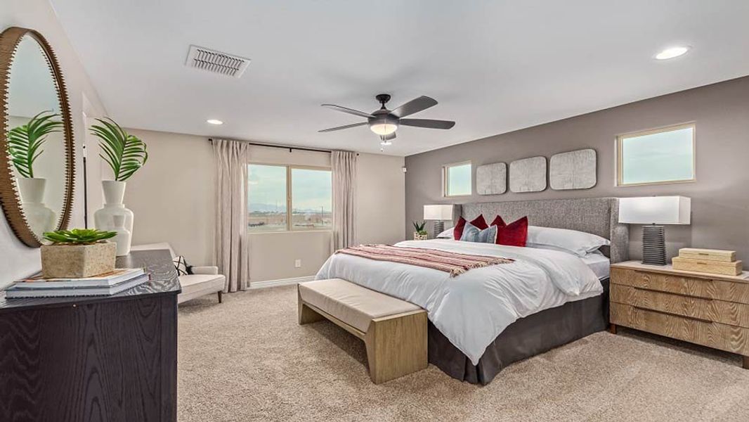 Representative furnished interior of a home built from the Paisley by Taylor Morrison in Paradisi Discovery Collection, Surprise (Image 18).