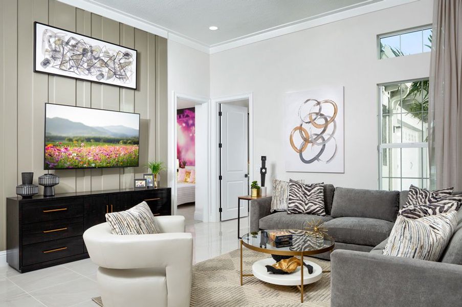 Furnished interior view inside a new home in Westlake, Westlake (Image 9).