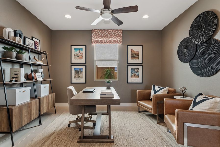 Furnished interior view inside a new home in Artisan at Asante, Surprise (Image 16).