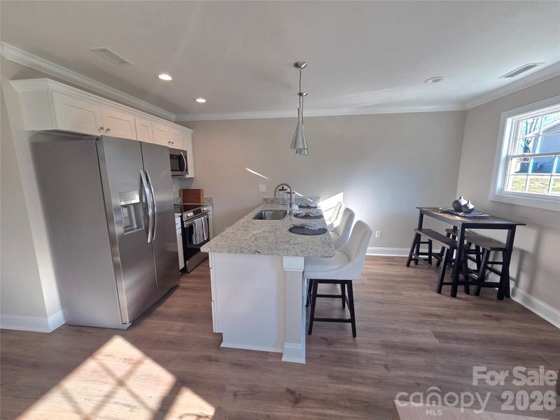 Furnished interior view inside a new home in , Hickory (Image 6).