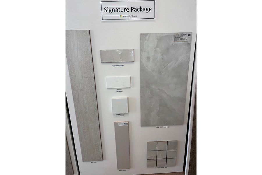 Sample of building materials used in homes in Shellstone at Waterside, Sarasota (Image 10).