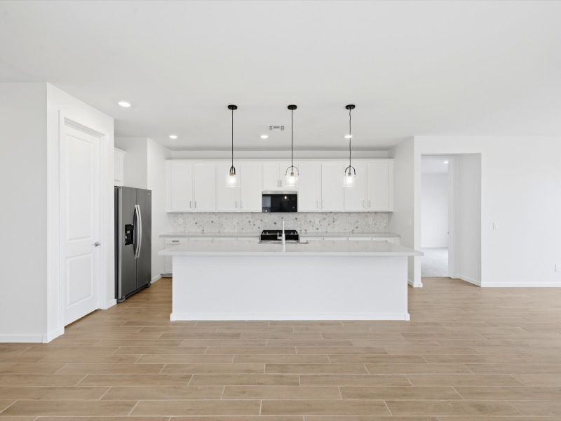Spacious, unfurnished interior of a new home in White Tank Foothills Signature Series, Waddell (Image 12). Spacious, unfurnished interior of a new home in White Tank Foothills Signature Series, Waddell (Image 12).