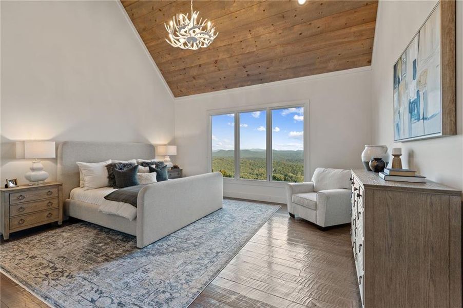 Furnished interior view inside a new home in , Mineral Bluff (Image 5).