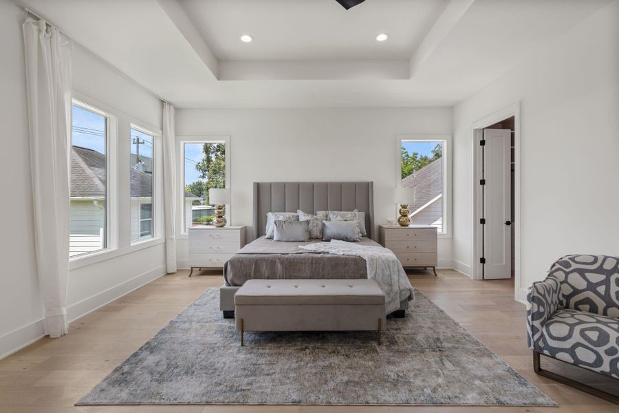 Furnished interior view inside a new home in , Houston (Image 7).