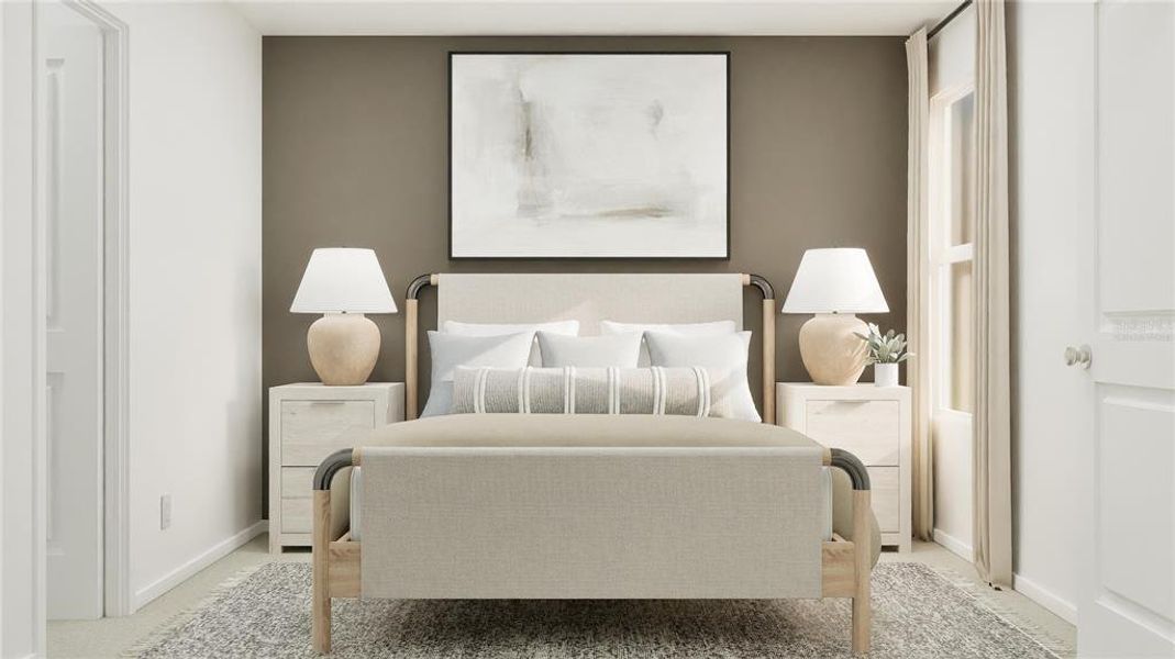 Furnished interior view inside a new home in , Kissimmee (Image 10).