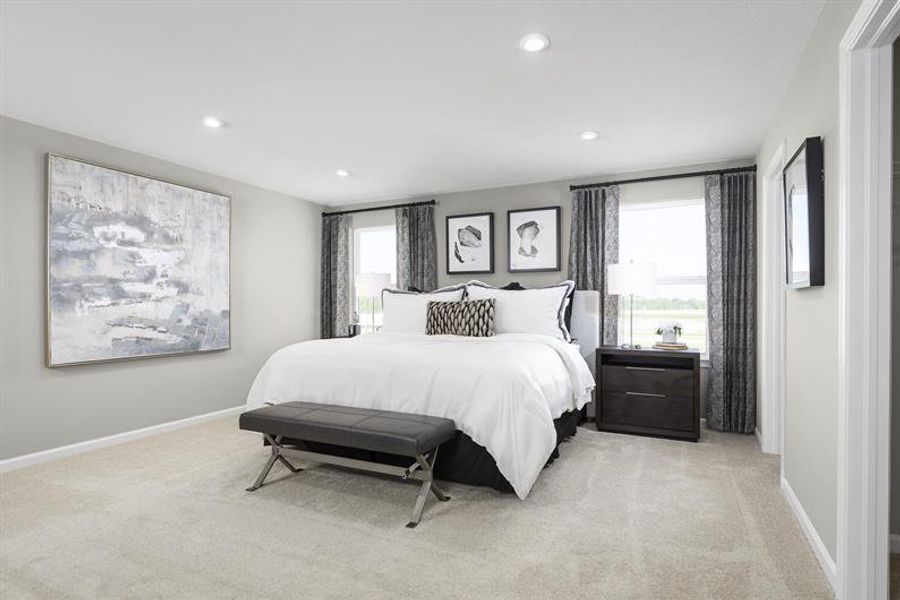 Furnished interior view inside a new home in Brooks Landing, Titusville (Image 5).
