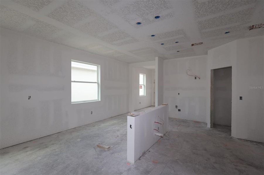 In-progress construction of a new home in Center Lake on the Park, St. Cloud, FL (Image 3). In-progress construction of a new home in Center Lake on the Park, St. Cloud, FL (Image 3).