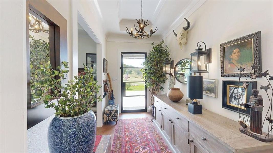 Furnished interior view inside a new home in , Graford (Image 6).