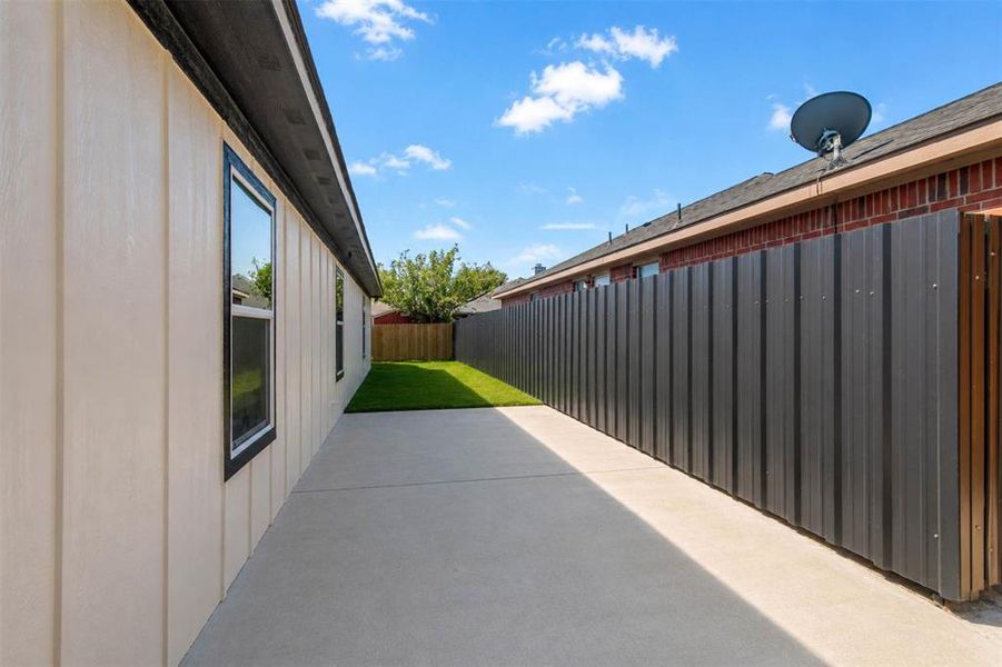 Exterior details and patio area of a home in , Dallas (Image 21). Exterior details and patio area of a home in , Dallas (Image 21).