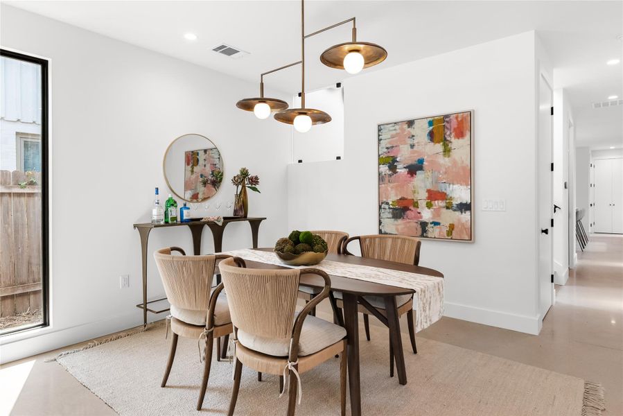 Furnished interior view inside a new home in , Austin (Image 17). Furnished interior view inside a new home in , Austin (Image 17).