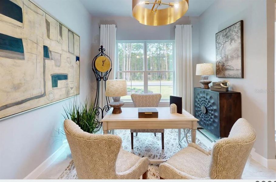 Furnished interior view inside a new home in Plantation Bay, Ormond Beach (Image 22).