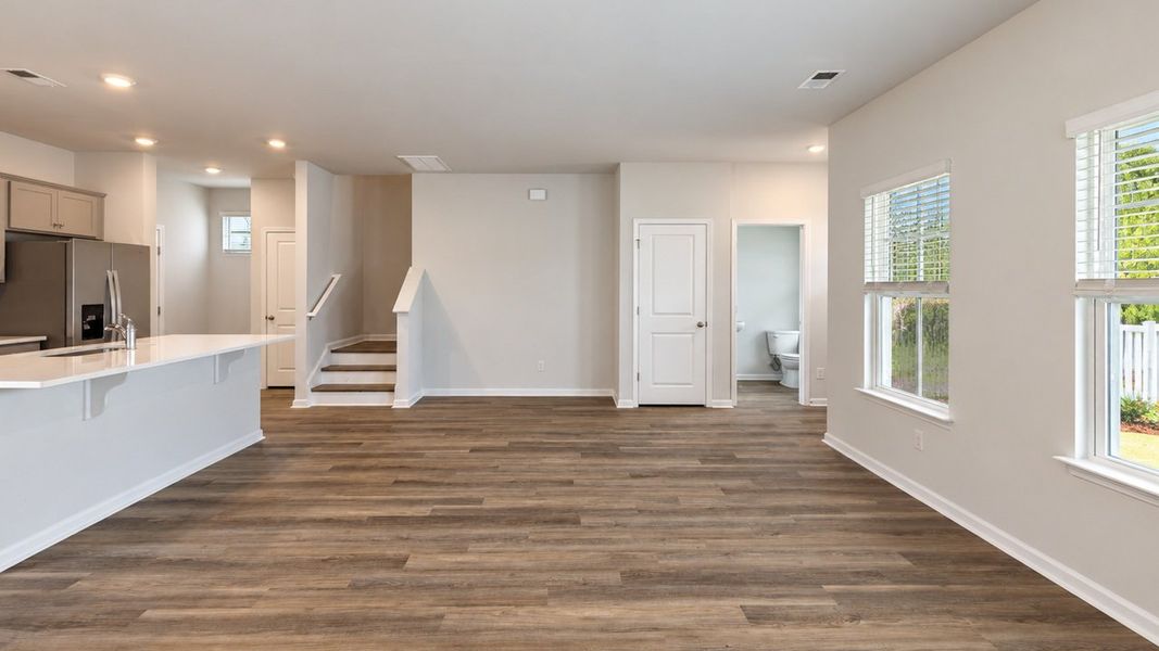 Spacious, unfurnished interior of a new home in The Cove at Mallard Crossing, Summerville (Image 12). Spacious, unfurnished interior of a new home in The Cove at Mallard Crossing, Summerville (Image 12).