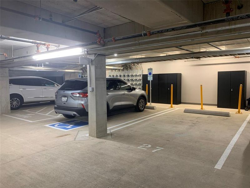 This unit has an assigned basement parking space