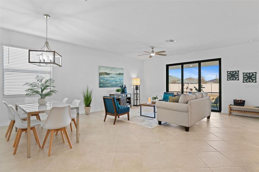 Furnished interior view inside a new home in , Port Charlotte (Image 8). Furnished interior view inside a new home in , Port Charlotte (Image 8).