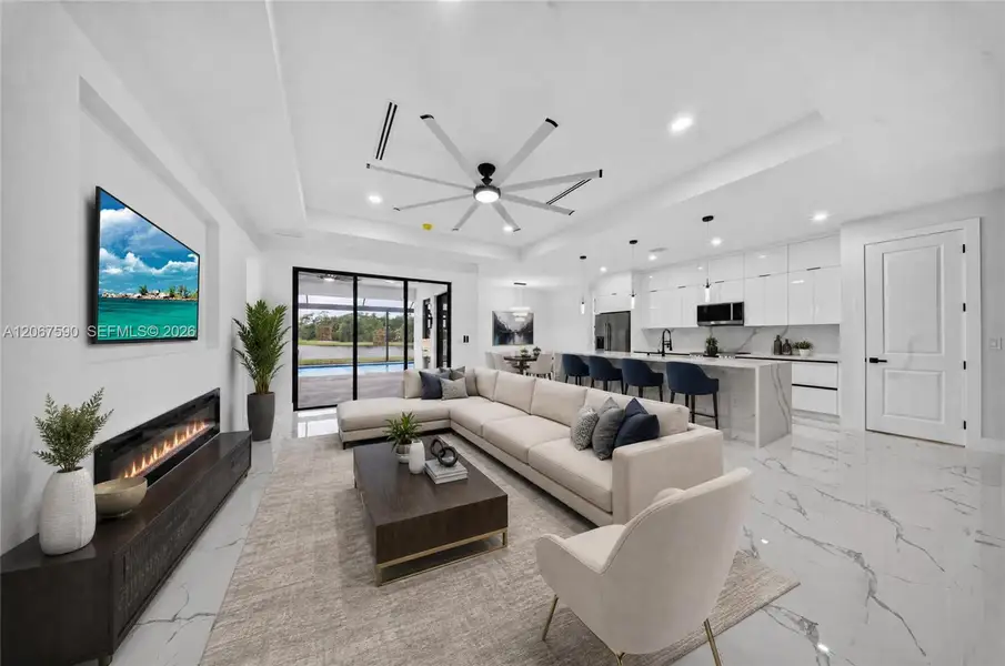 Furnished interior view inside a new home in , Punta Gorda (Image 4).