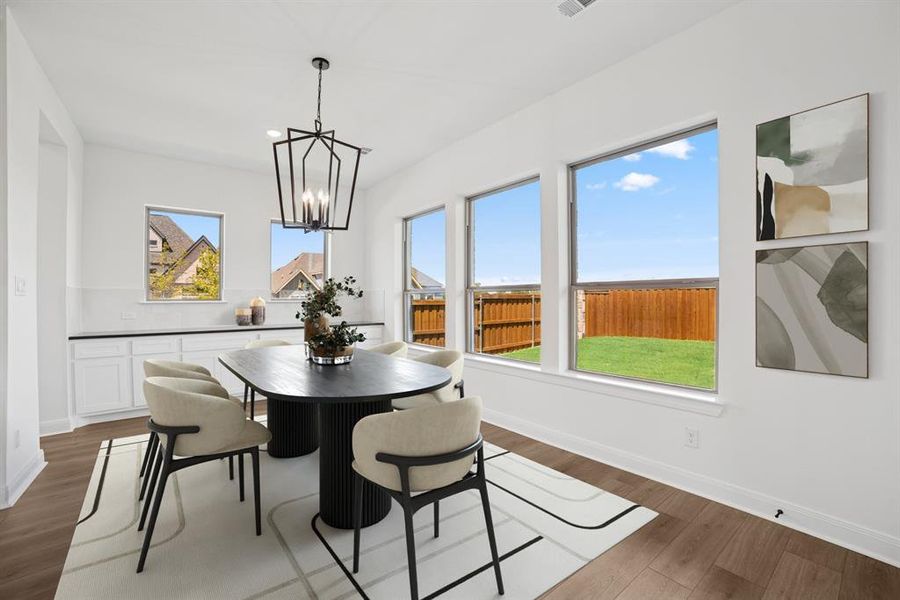 Furnished interior view inside a new home in Terraces – Estates, Rockwall (Image 9).