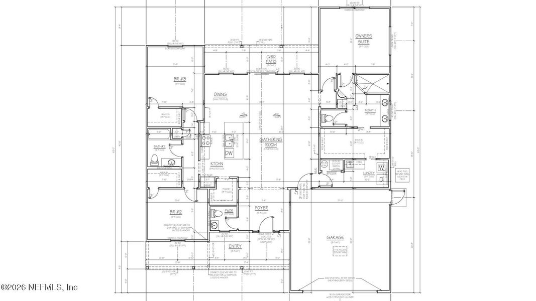 2D floor plan layout of this home in , Macclenny, FL (Image 3).
