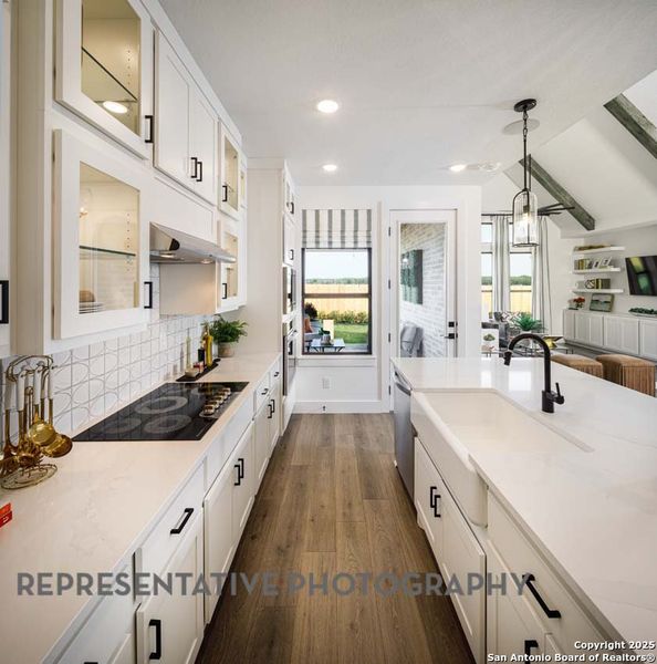Furnished interior view inside a new home in , Castroville (Image 25).