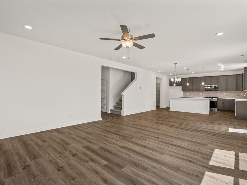 Spacious, unfurnished interior of a new home in Calista Farms, White House (Image 21).