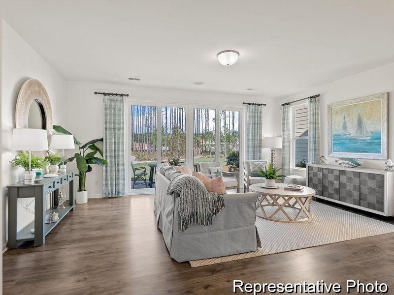 Furnished interior view inside a new home in , Ravenel (Image 21).