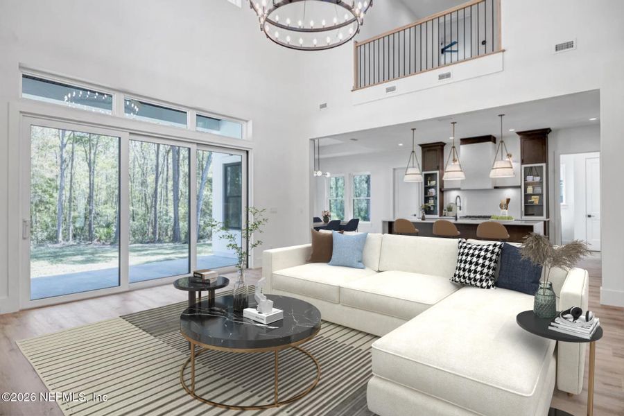 Furnished interior view inside a new home in , St. Augustine (Image 5).